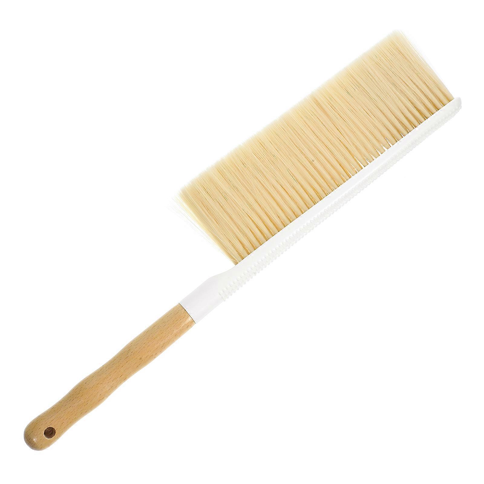 Wooden Long Handle Hand Brush Duster with Soft Bristles for Household Cleaning – Durable and Comfortable Design for Furniture, Windows, and Carpets
