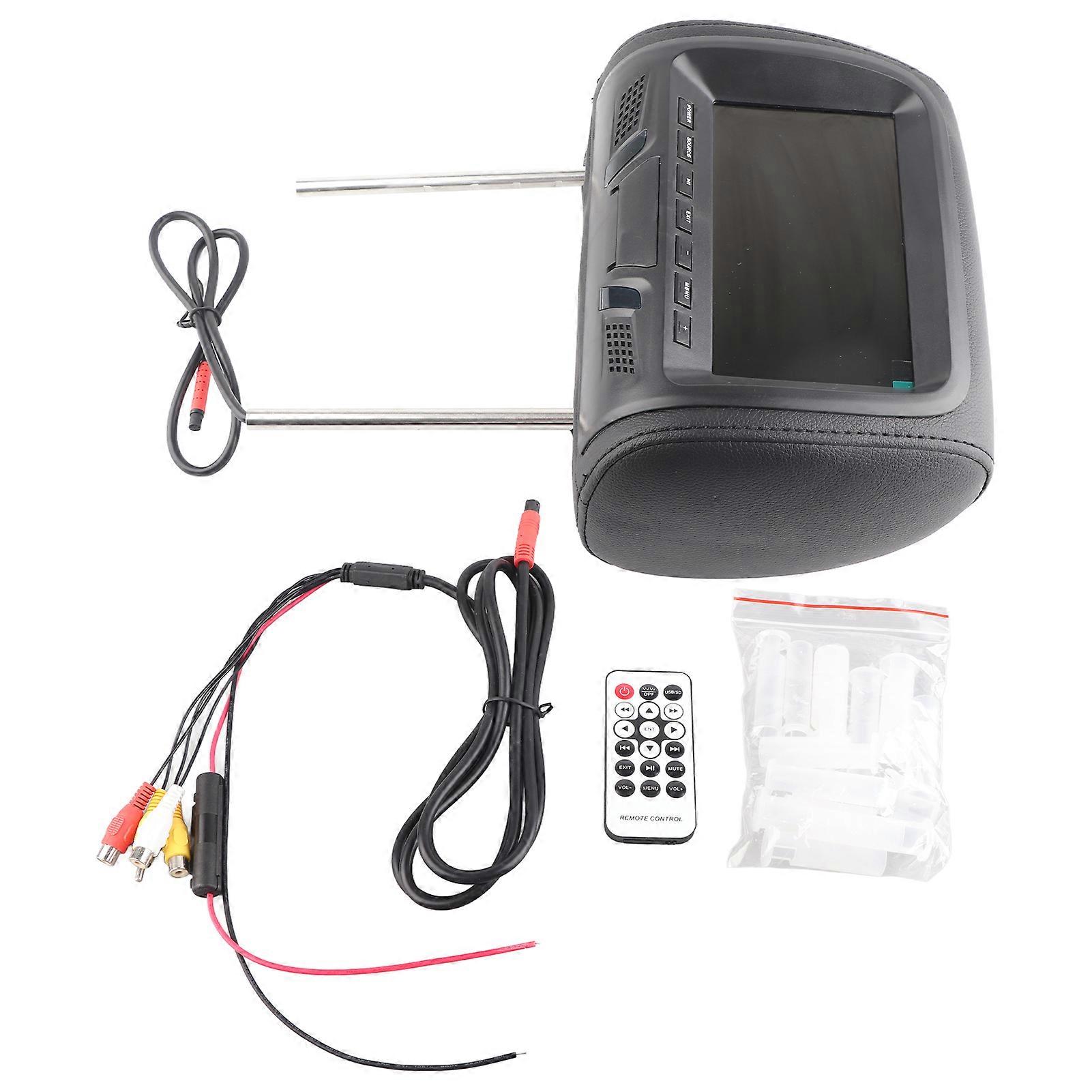 Universal 7in Auto Car Headrest Monitor MP5 Video Media Player High Definition