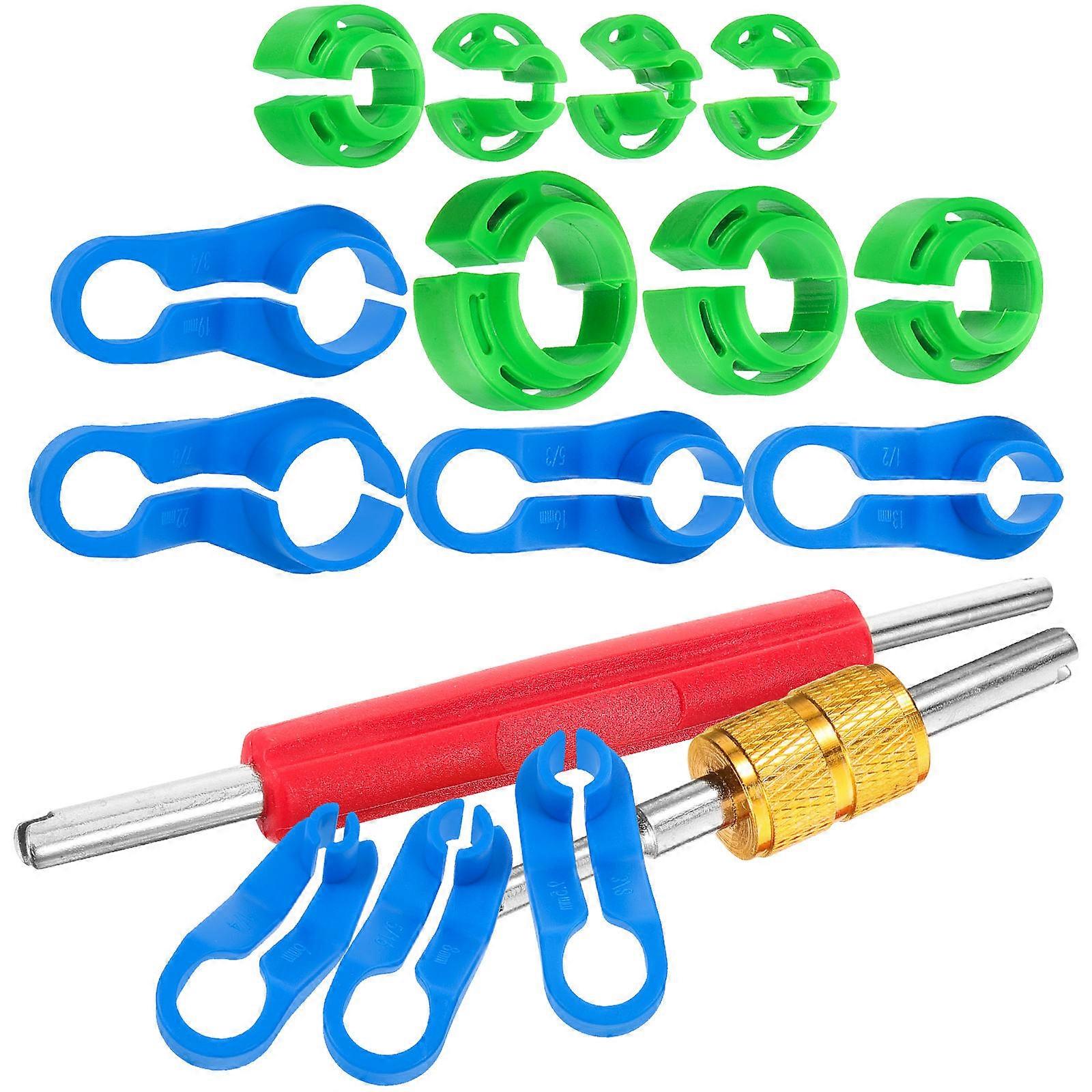 Automotive Tools Fuel Line Disconnect Tool Kit For Vehicle Repair Remove Refrigerant Hoses Assorted Color 1Set