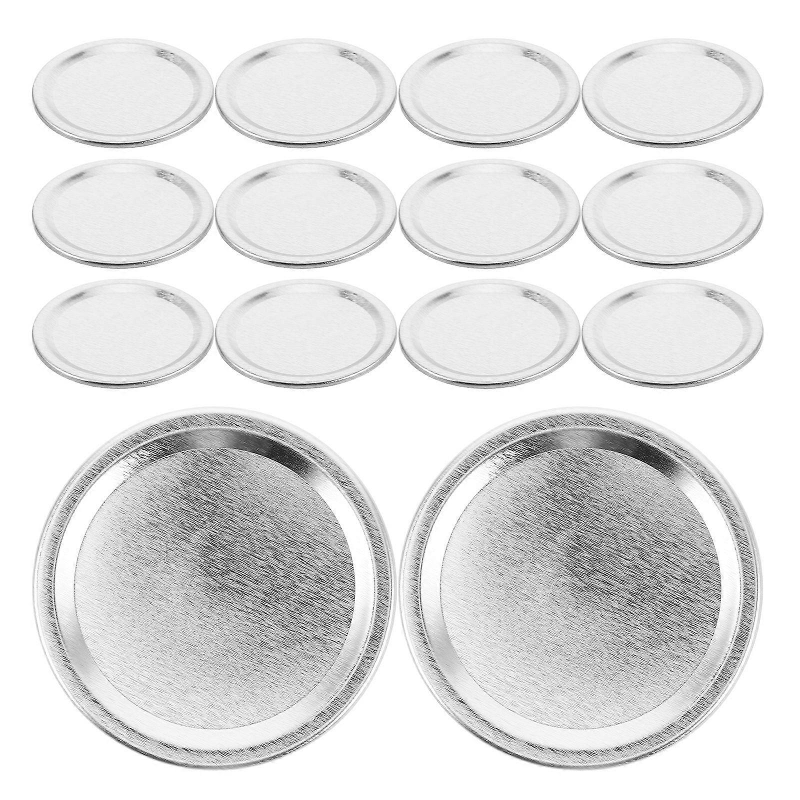 50pcs Split Type Canning Lids for Mason Jars, Leak Proof Metal Covers Compatible with Wide Mouth Jars, Food Storage Solution