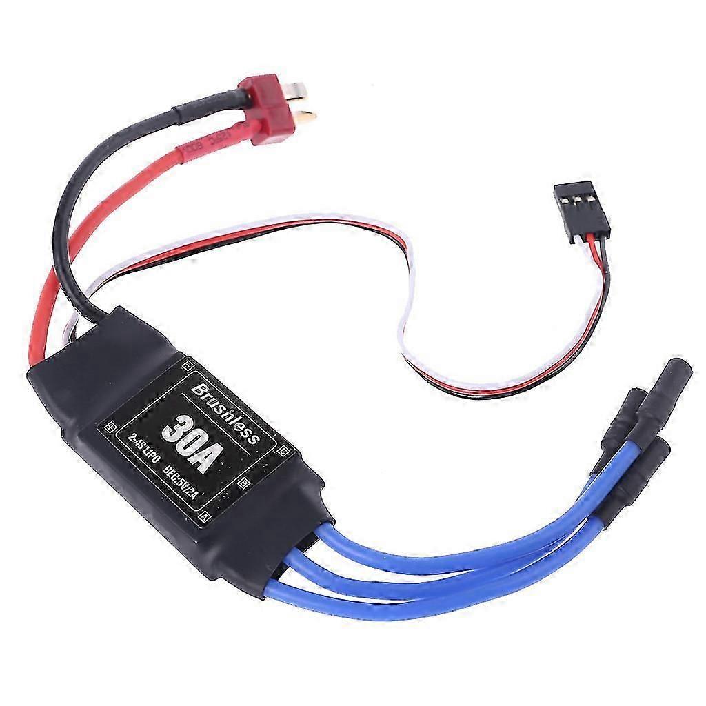 1.77x0.94x0.4in Brushless ESC RC Upgrade Tools Accessory for Model Car Universal Edition Toy Car Collector Speed Control Black