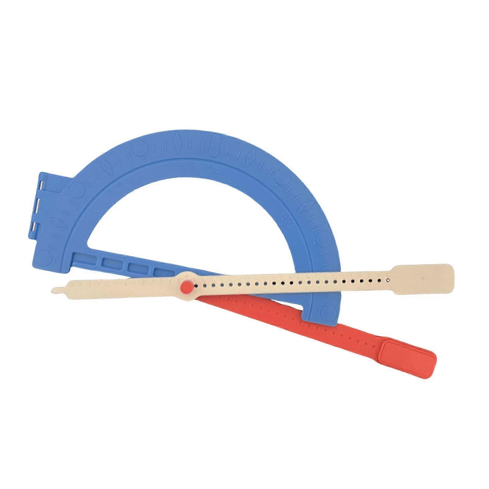 Braille Protractor Stationery Drawing Instrument Educational Tool for School