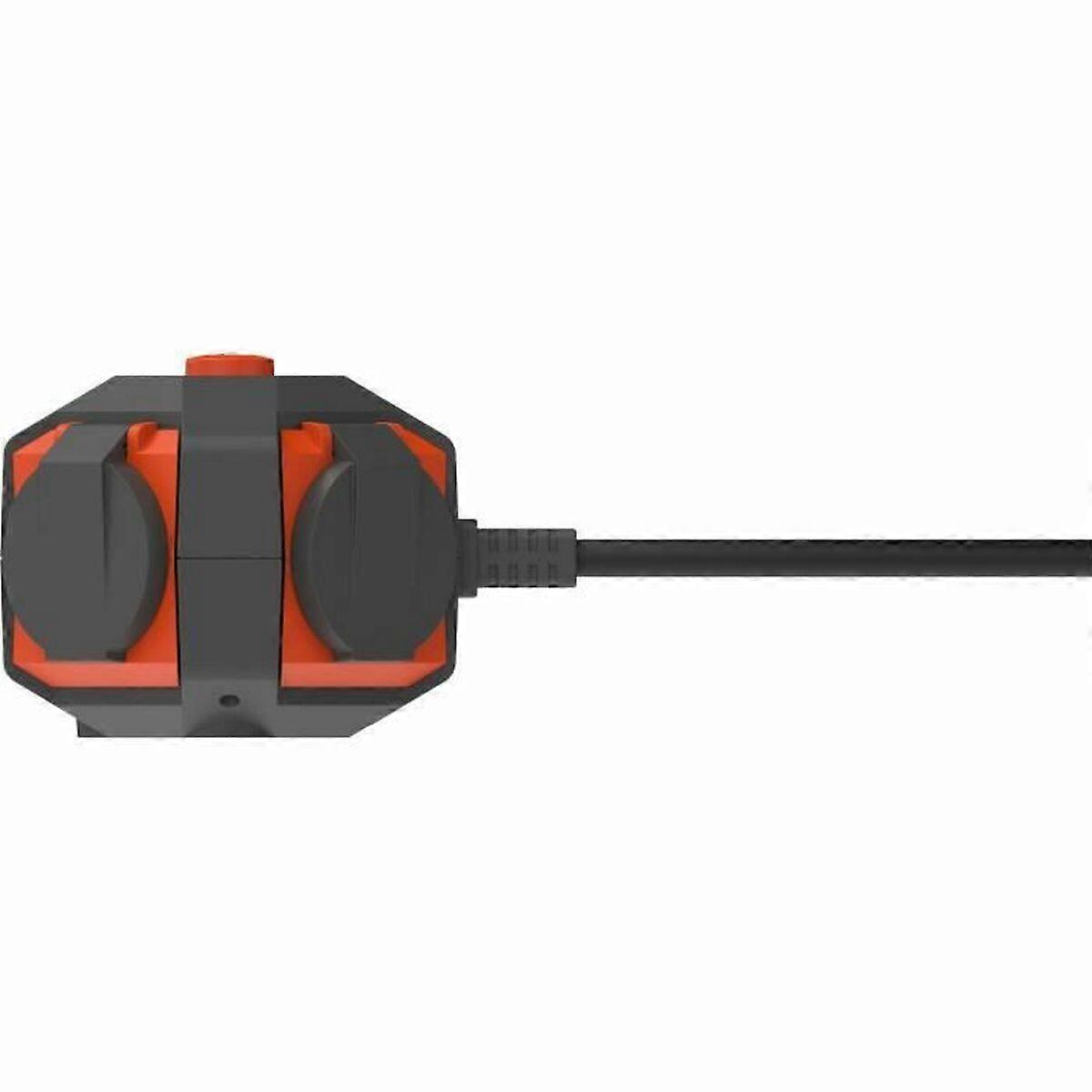 4-socket plugboard with power switch QUARX (3 m)