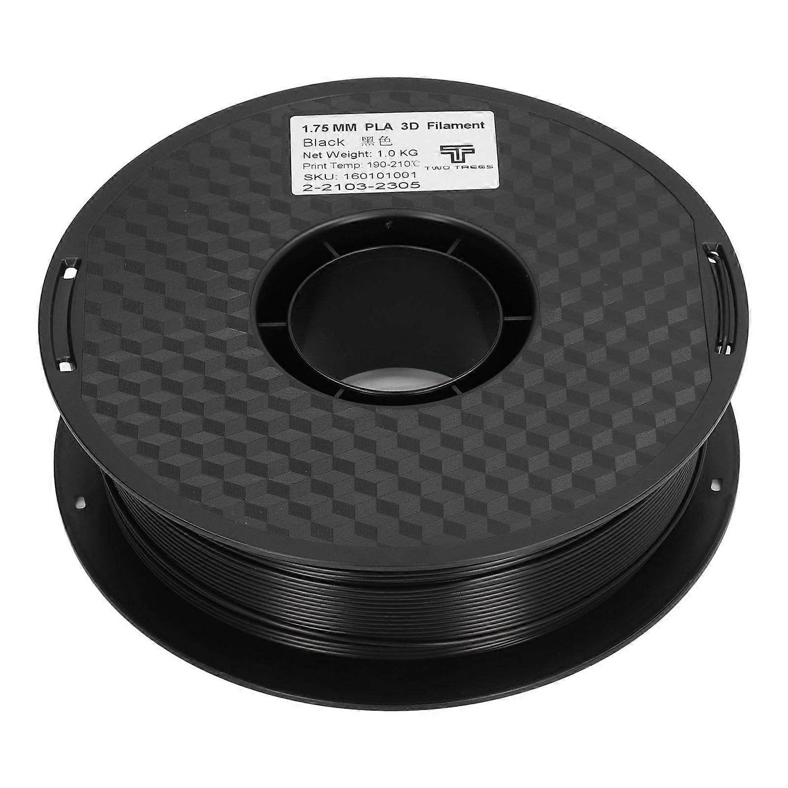 PLA Filament 1.75mm Plastic 3D Printer Printing Material 0.03mm Accuracy AccessoryBlack