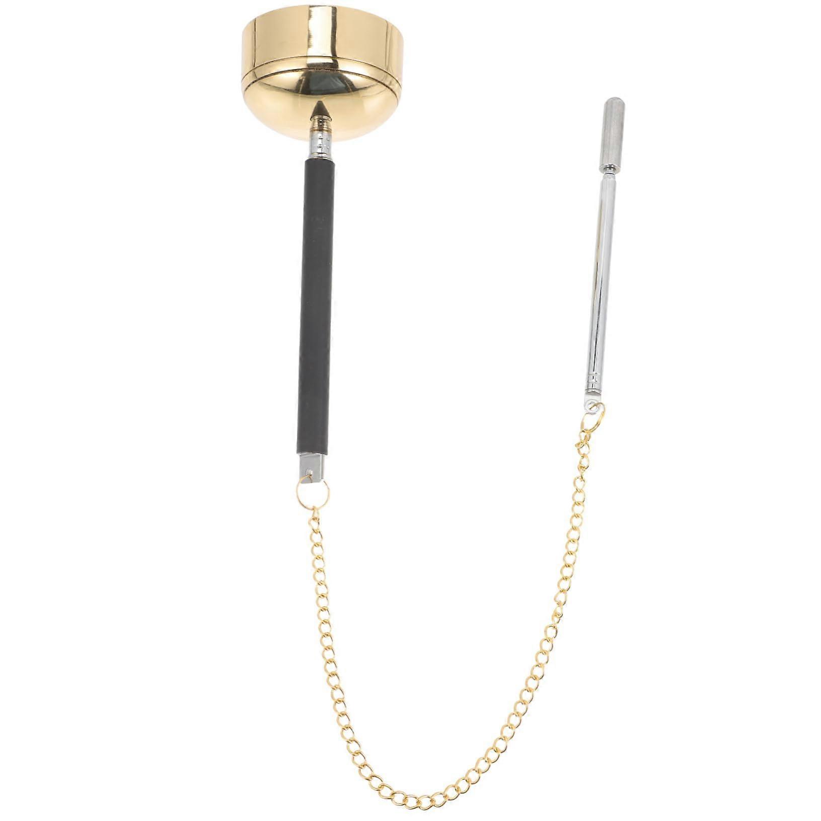 Buddhist Hand Bell Adjustable Ritual Instrument for Temples and Meditation for Ceremonies and Occasions Quality Sound Durable and Portable