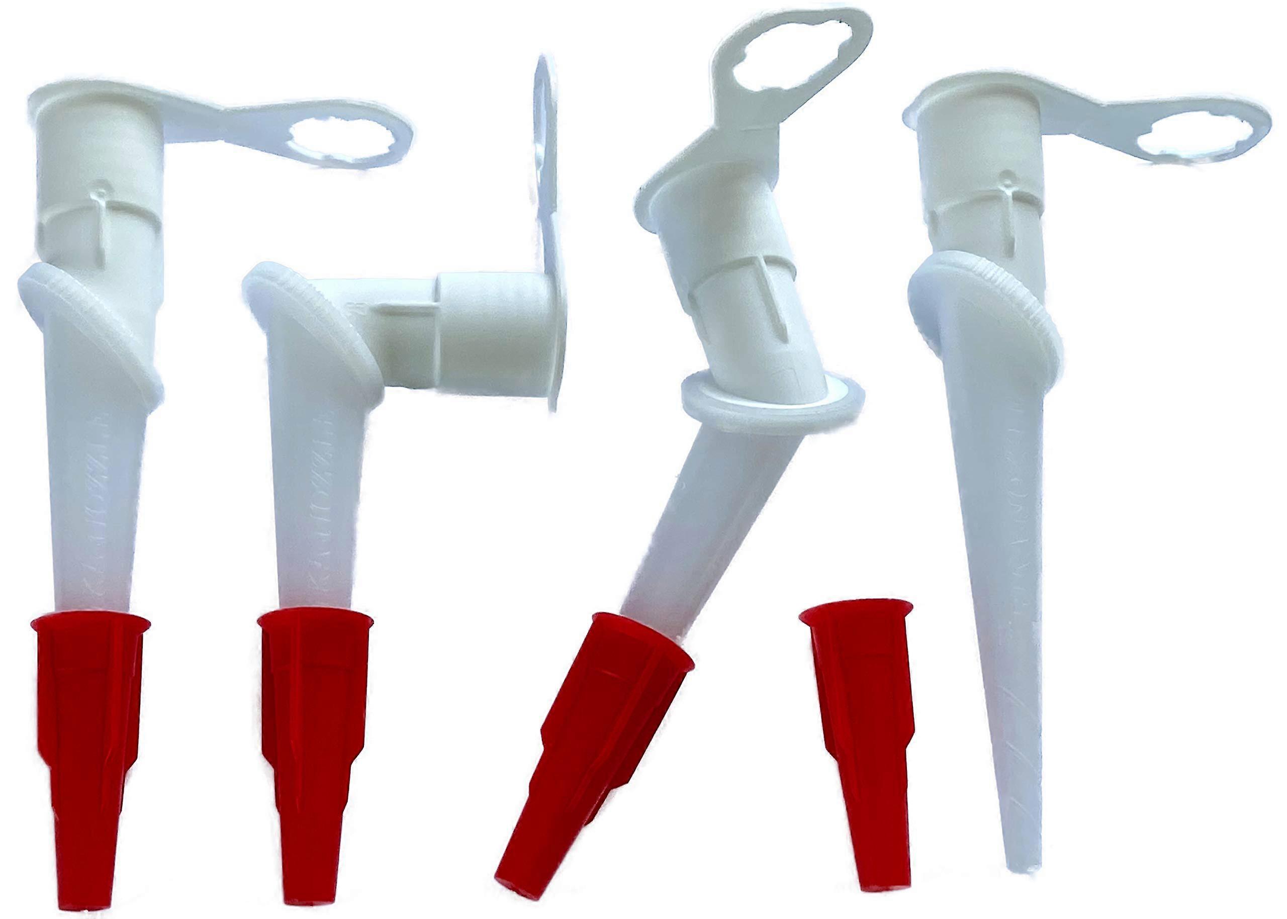 Silicone Tips, 10-Pack, With Silicone Nozzles And Cartridge Tips, 360-Degree Rotatable And Angled, Screwed Cap