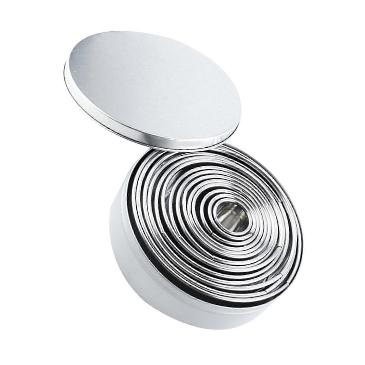 1-Piece Round Cake Mousse Cutter Set for Cookies Tiramisu Baking Tools, Easy to Clean, Durable for Fondant and Egg Cakes