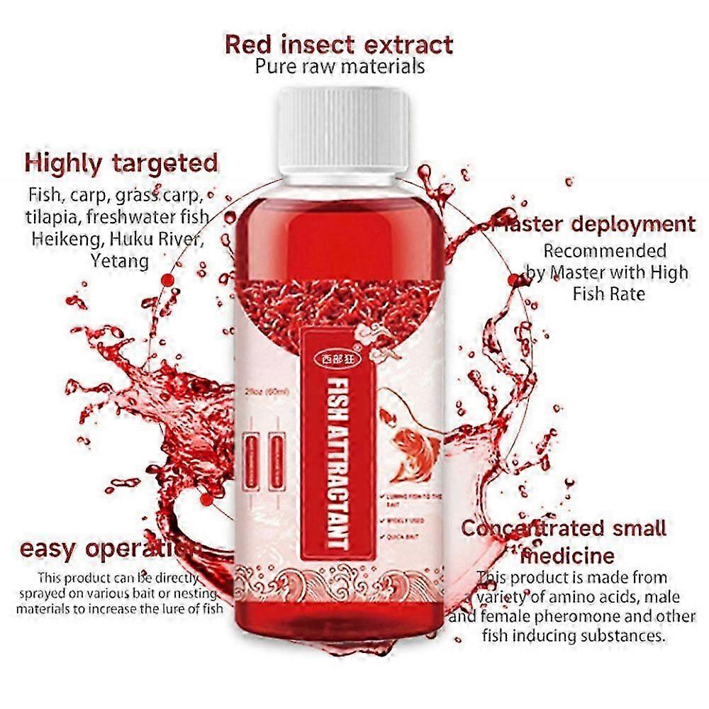 Leistungsstarker Fischlockstoff für westliche Angler Köder Angeln Köder Karausche Karpfenköder Fischlockstoff Süßwasserangeln Entertainm