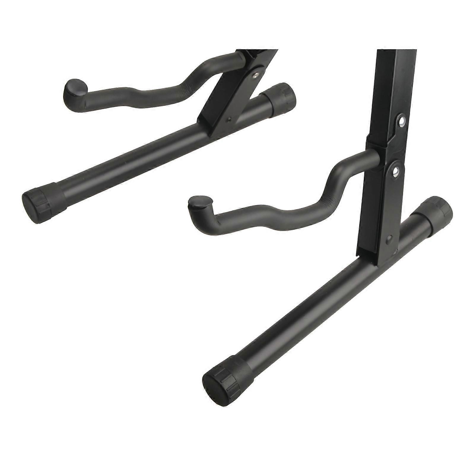 Guitar Stand Iron Material Black Folding Unique Design Stable Guitar A Frame Bass Display Holder