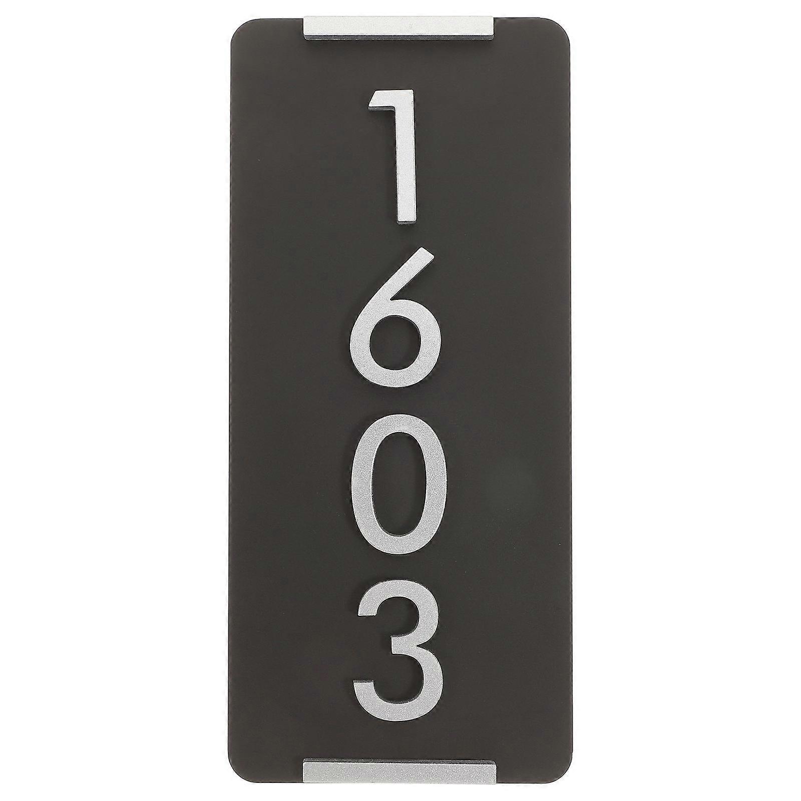 Durable House Number Sign Weather Resistant Address Plaque for Outdoor Use, Clearly Visible Numbers for Home, Office, Mailboxes and Public Places