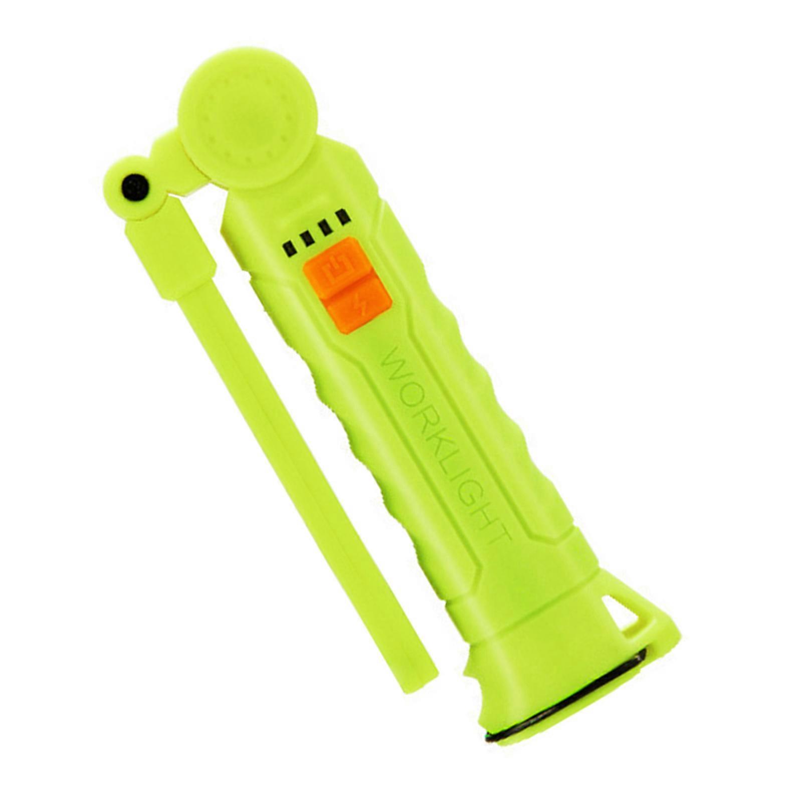 Handheld LED Work Light Flashlights with USB Rechargeable Battery for Outdoor Activity and Emergency Lighting Needs Multicolor