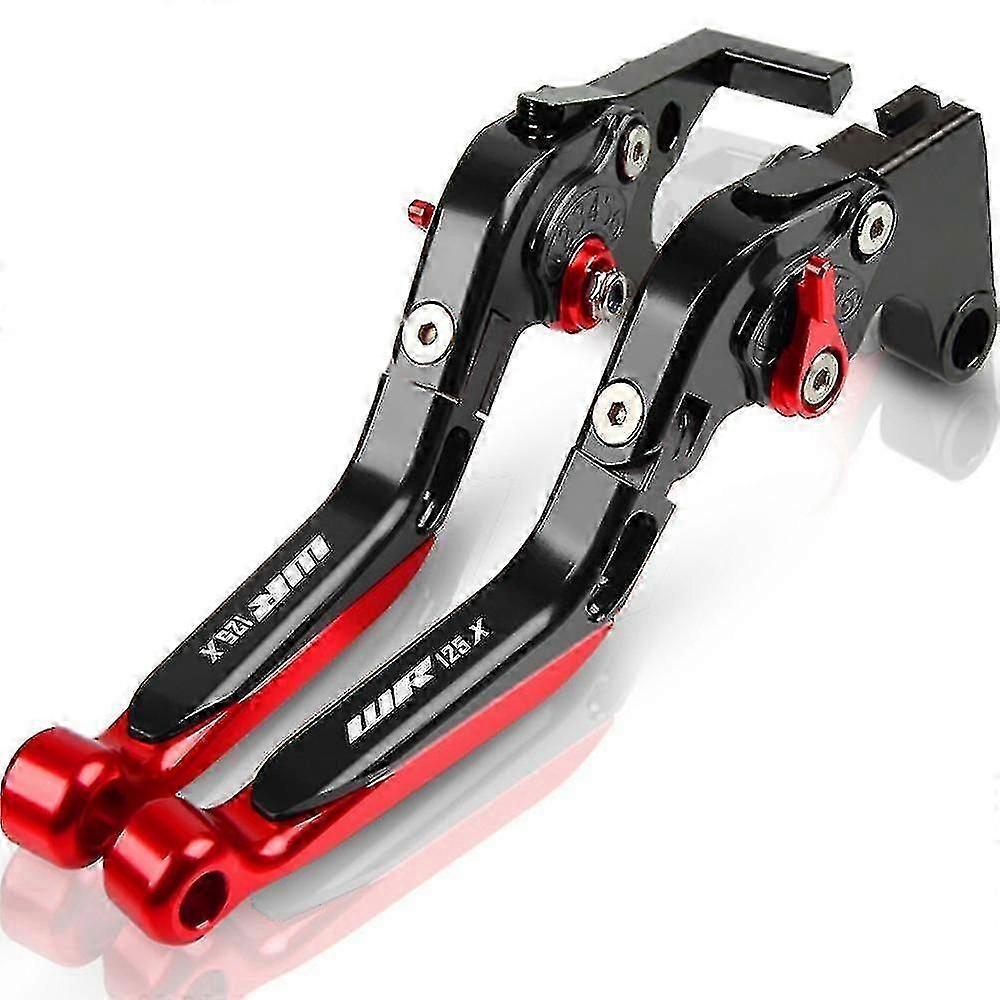 \u200bעבור ימאהה WR125X 2012-2016 אופנוע מתכוונן בלם יד מצמד מנופי החלפת סט שחור