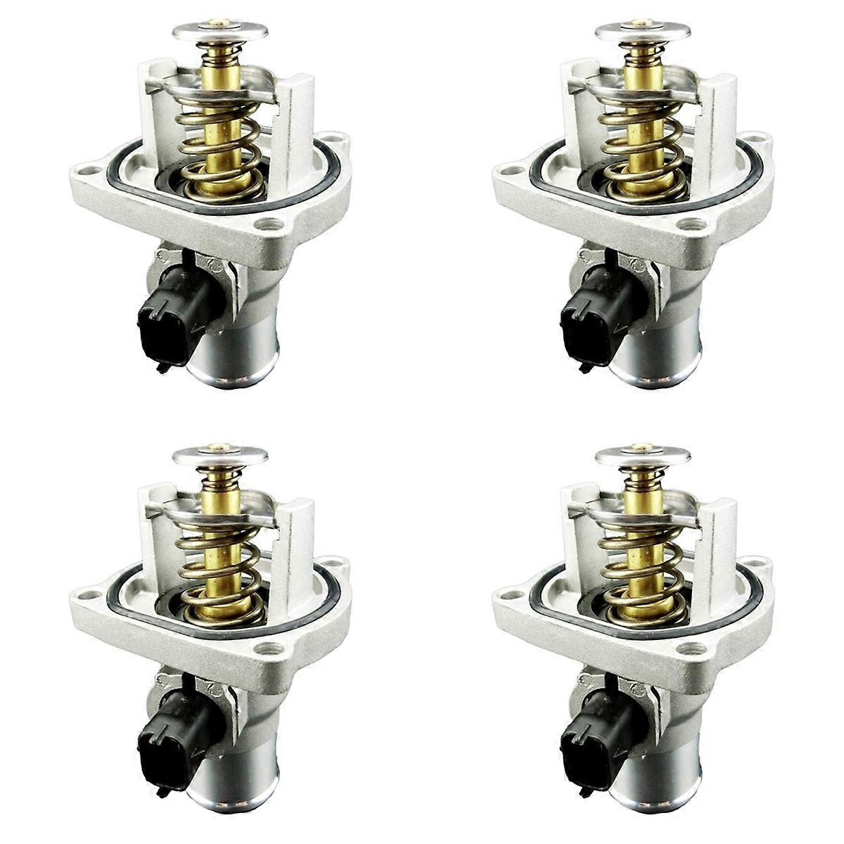 4X Car Engine Coolant Thermostat Assembly + Housing for Aveo 96984104 55578419