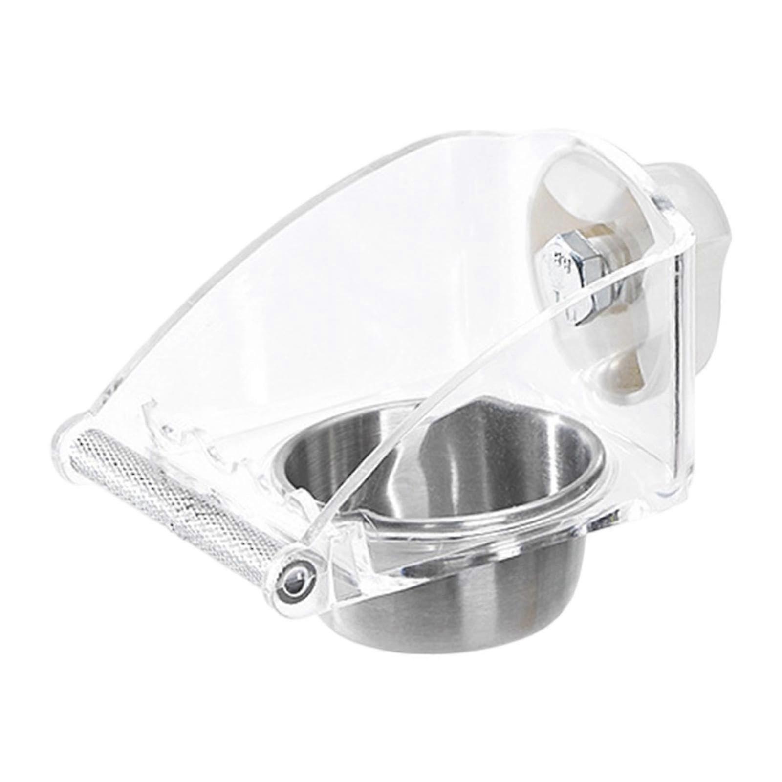 Bird feeder with stable base, suitable for budgie cages, S
