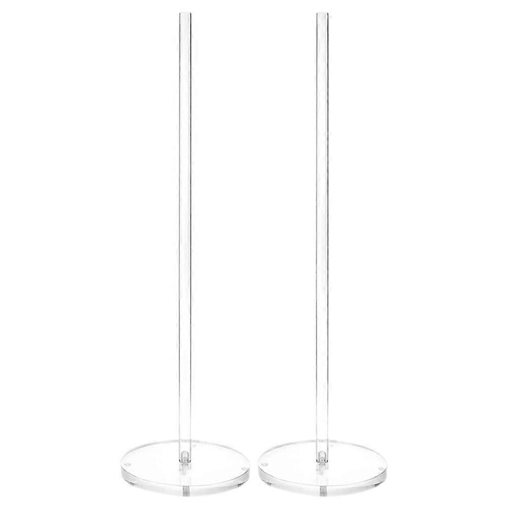 Toilet Roll Stand Multi-functional Design Acrylic Material Bathroom Storage Rack for Home Office Hotel 2Set