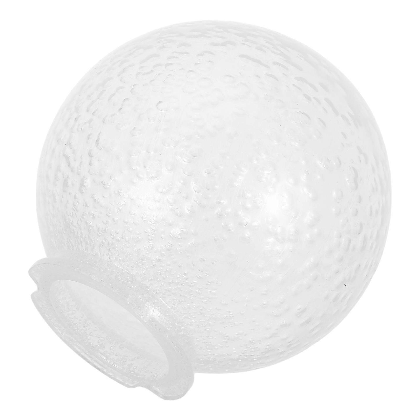 Round Lampshade Transparent Acrylic for Indoor Outdoor Use 4.72X4.72X4.72IN Easy Installation 1Set