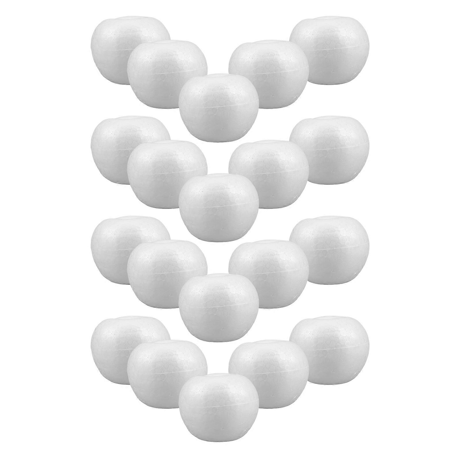 Unfinished Apple Models Craft Foam Apple For Kids Crafts Family Activities Creative Expression 20Pcs