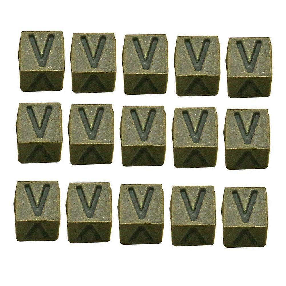 100 Pieces Coffee Color Alloy Spacer Beads for DIY Jewelry Making Accessories 6x6x1mm