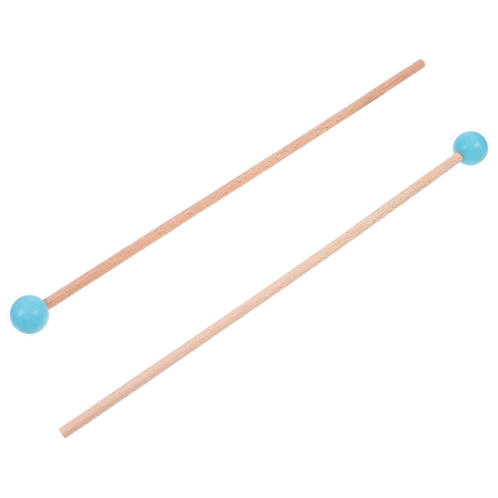 Xylophone Marimba Hammer Silicone Material Music Practice Performance Students 1 Pair