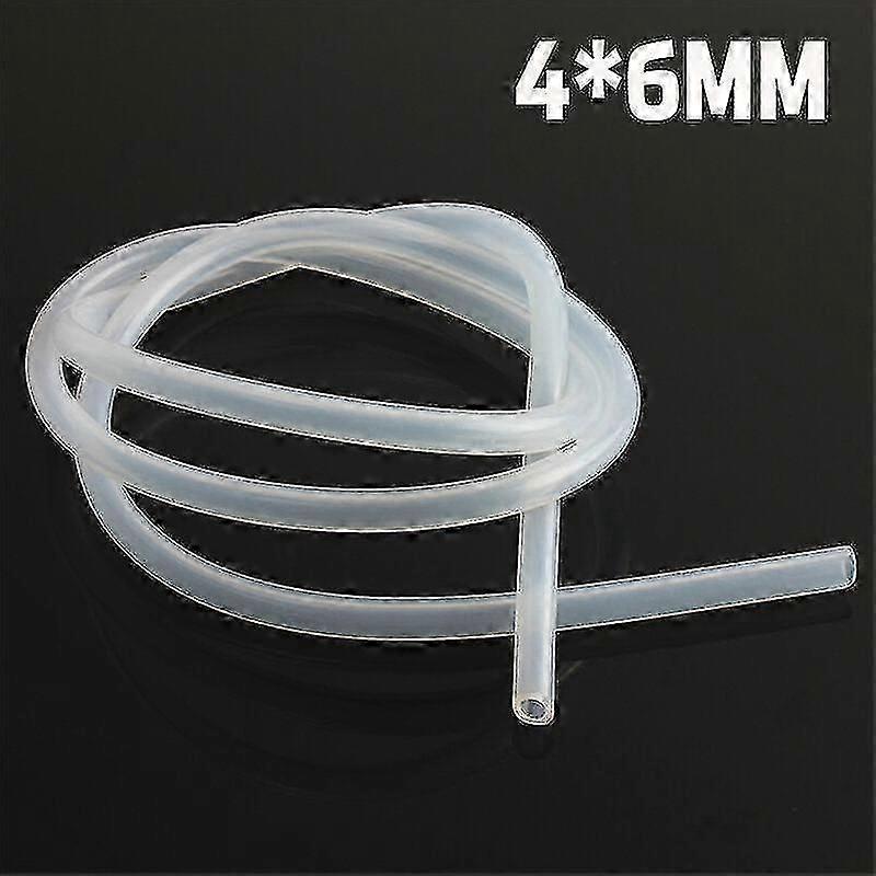 3 Meter weicher transparenter Silikonkautschukschlauch in Lebensmittelqualität Flexibler Silikonschlauch - yal