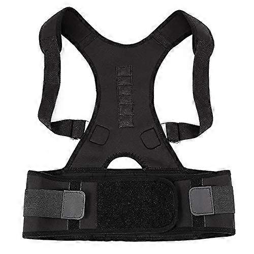 Magnetic Field Therapy Back Corset for Adults – Posture Corrector for Lumbar Spine and Shoulder, Adjustable Support Belt