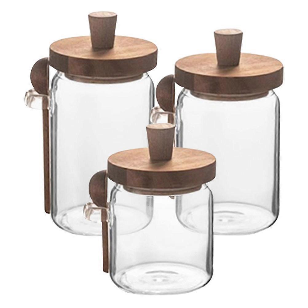 Seasoning Spice Jar Container Perfect For Families In The Kitchen 3 Sets With Simple Design And Storage Function