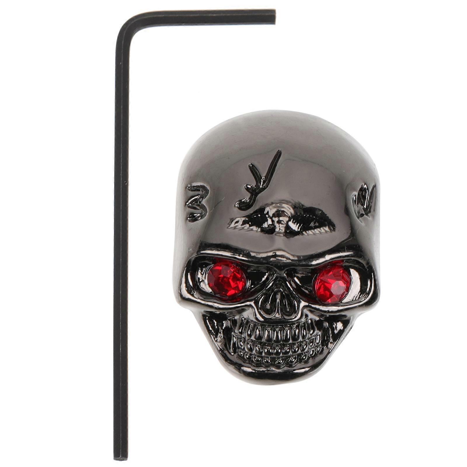 Bass Amplifier Volume Control Knob Skull Design 2.5x2cm Metal Knob For Daily Use 1Pack