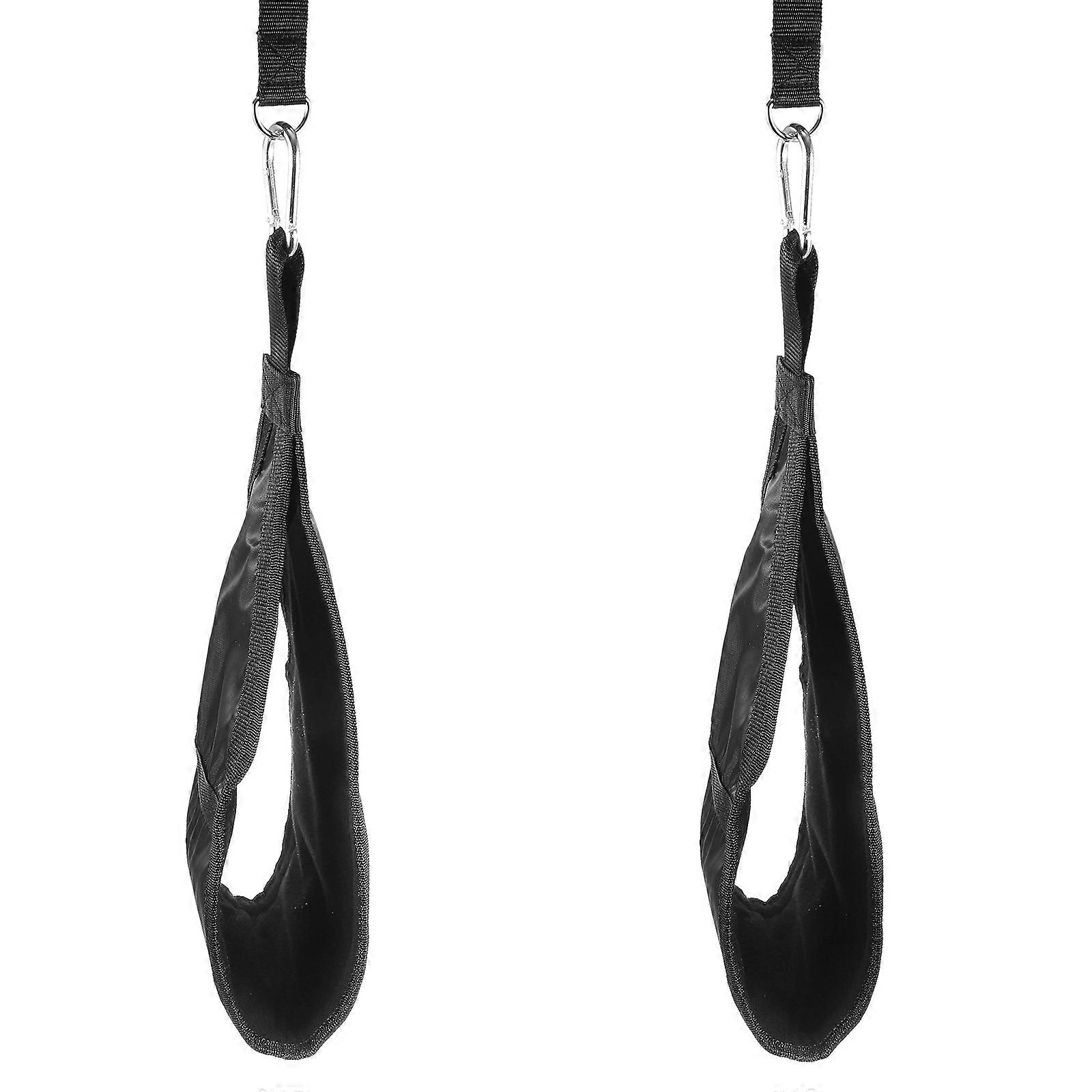 Hanging Ab Straps for Core Strengthening – Abdominal Muscle Trainer for Leg Raises & Oblique Exercises – Fitness Equipment for Home & Gym Use