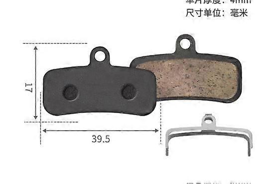2 Sets Bike Brake Pads: High Performance Mountain Bike Disc Brake Pads - Low Noise Bicycle Parts For Front And Rear Installation