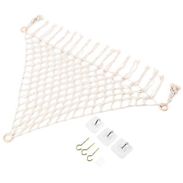 Stuffed Animal Hammock Tear-Resistant Durable Sturdy Practical Woven Cotton Rope Net for ToyStyles 2