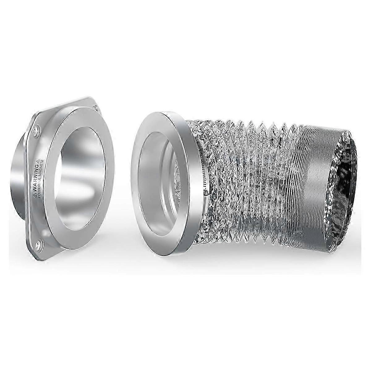 Magnetic Dryer Vent Coupling DV180 Airtight Seal Dryer Vent Connector Kit Easy to Clean Quick Connec