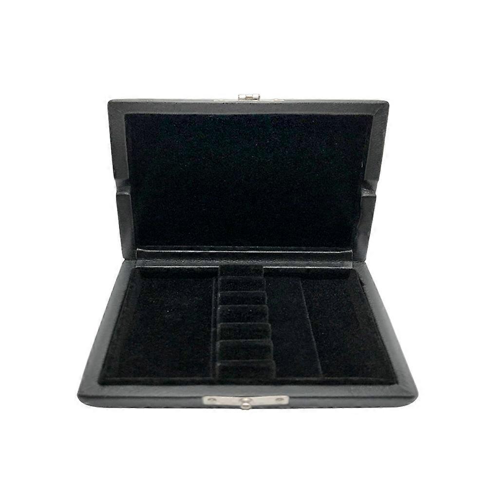 Durable Black PU Oboe Reed Case for Storage Easy to Carry Perfect Workmanship Small Size