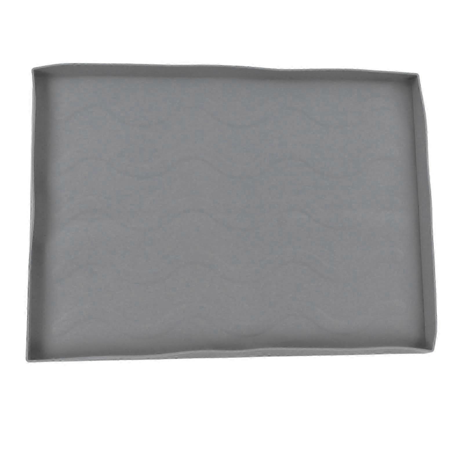 Griddle Silicone Protective Mat Cover Heavy Duty Grade Silicone Grill Mat for BBQ Grill Cooking Surface Small Gray