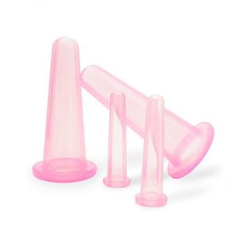 Silicone cupping set, 2 large and 2 small, strong suction, environmentally friendly and promotes circulation