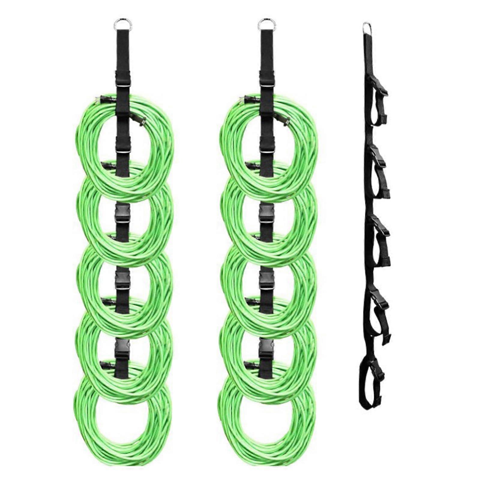 Cable Extension Cord Organizer with 5 Slots for Garage, Space-Saving Cable Storage, Cable Holder for Hose and Rope