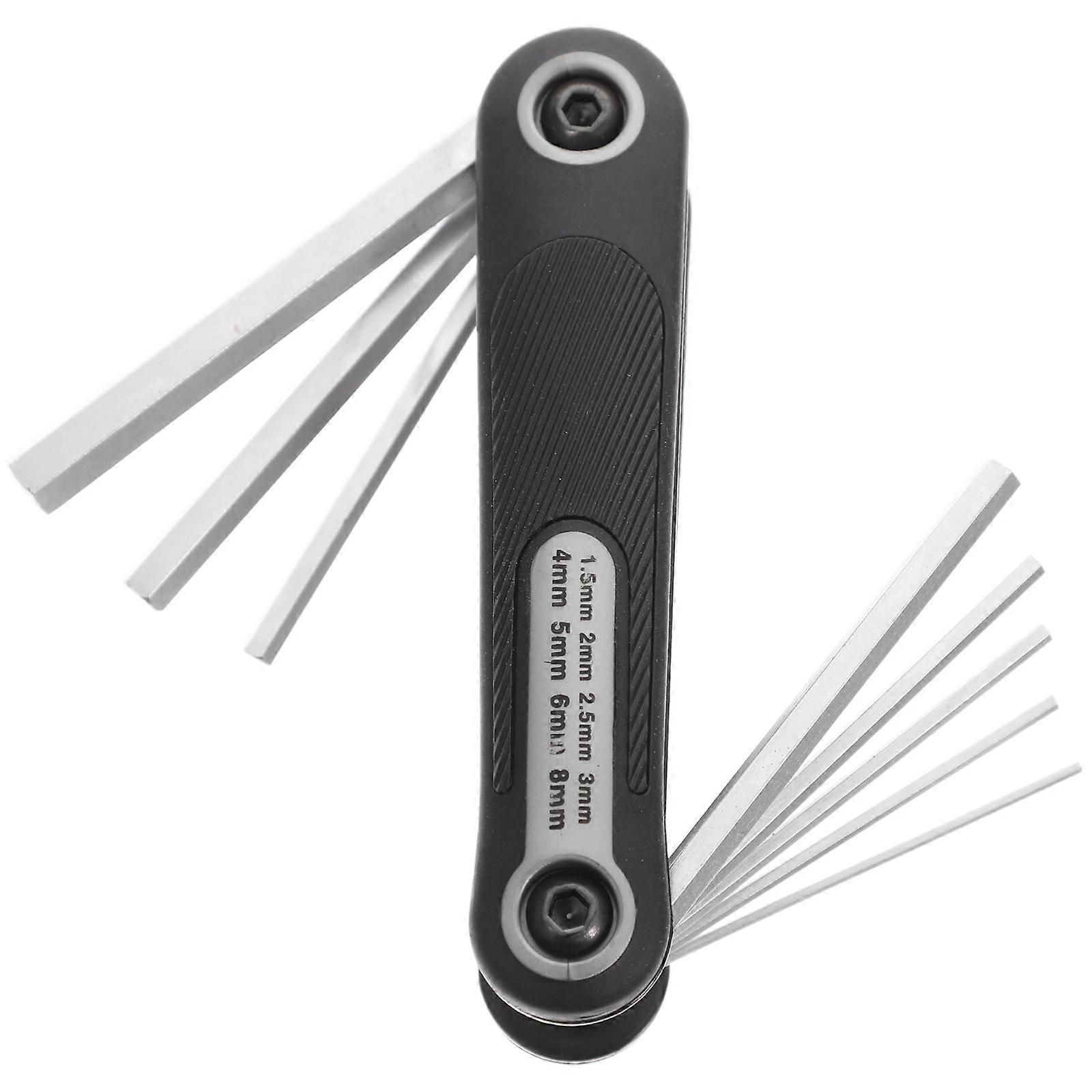 1 Set Folding Hex Wrench Set Portable Hex Key Wrenches for Repair