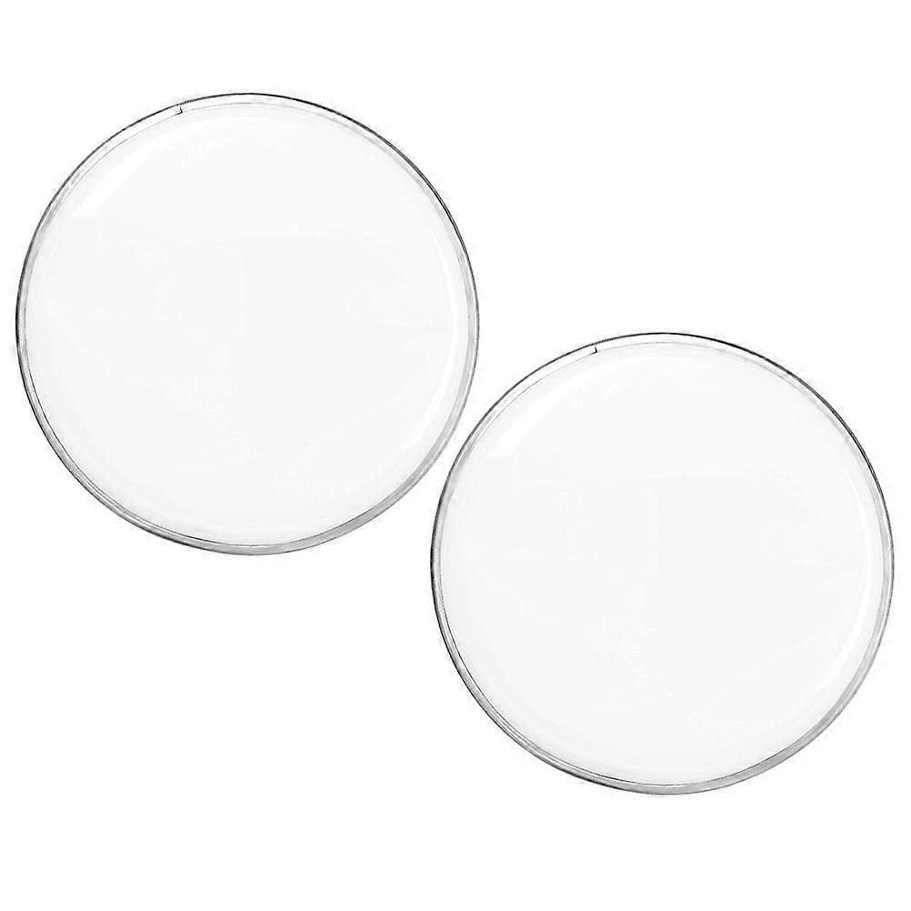 Replaceable Skin For Drum Set 2Pcs Transparent Drum Head For Drummers 8 Inch Double Layer Oil Skin