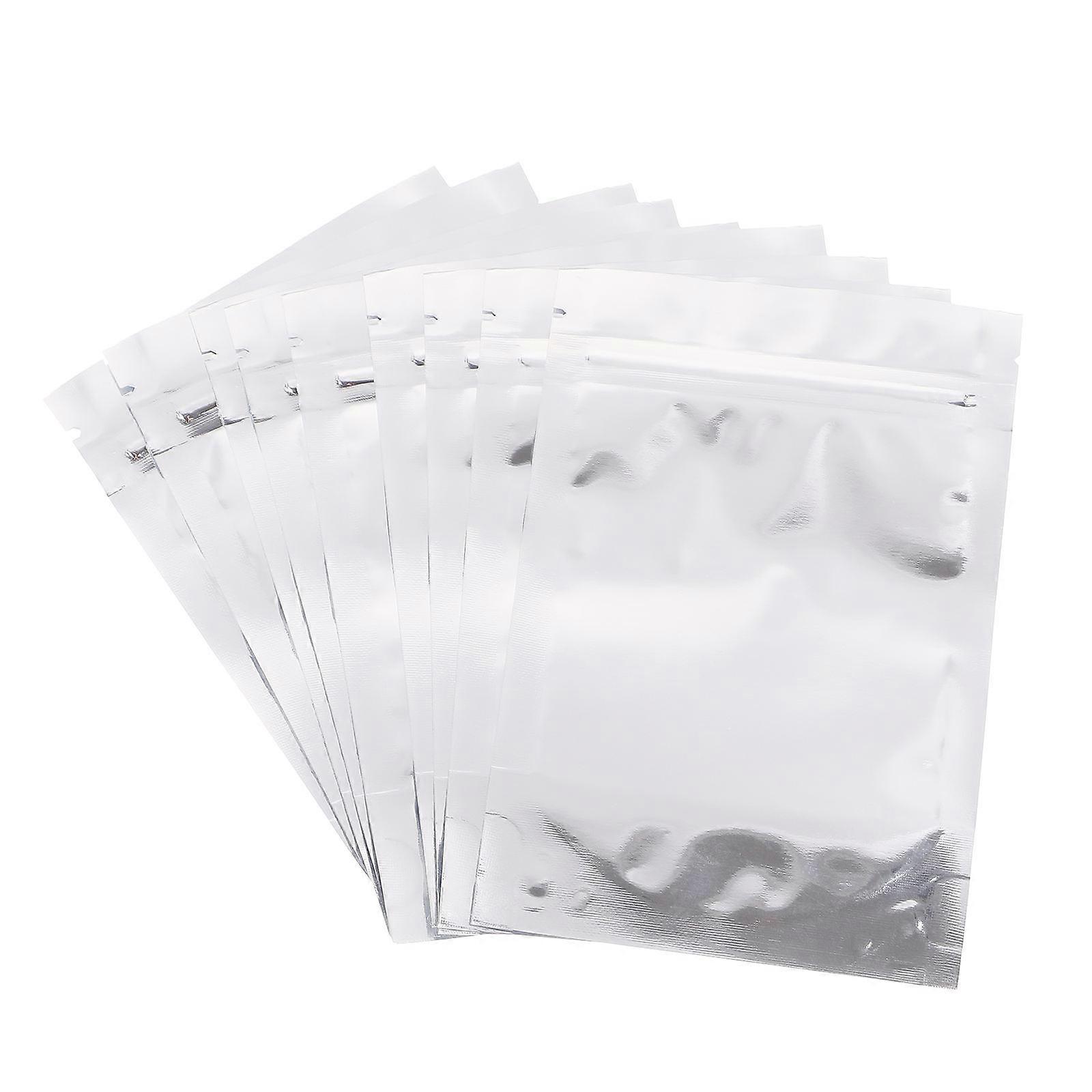 Resealable Storage Bags with PE PET Material Clear Window Design for Food Pill Storage