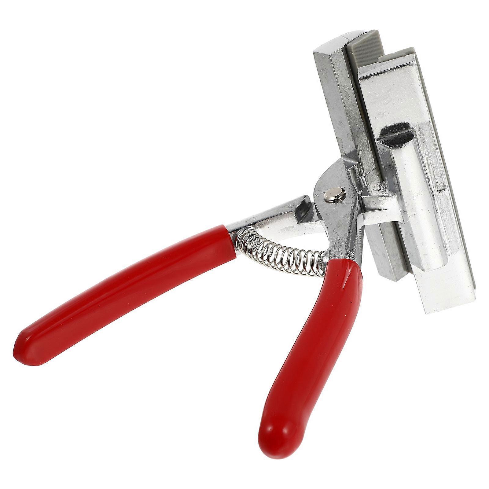 Multifunctional Canvas Clamp Hand Pliers 1Pcs For Artists In Red Color With Wide Mouth Design And Stainless Steel Material