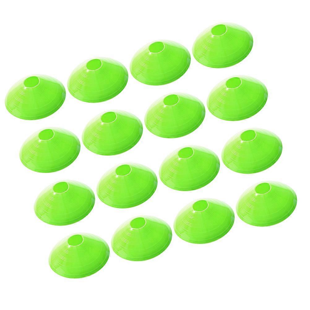 24Set Green Obstacle Marker Cones Suitable For Football Training Activities Perfect For Athletes And Trainers