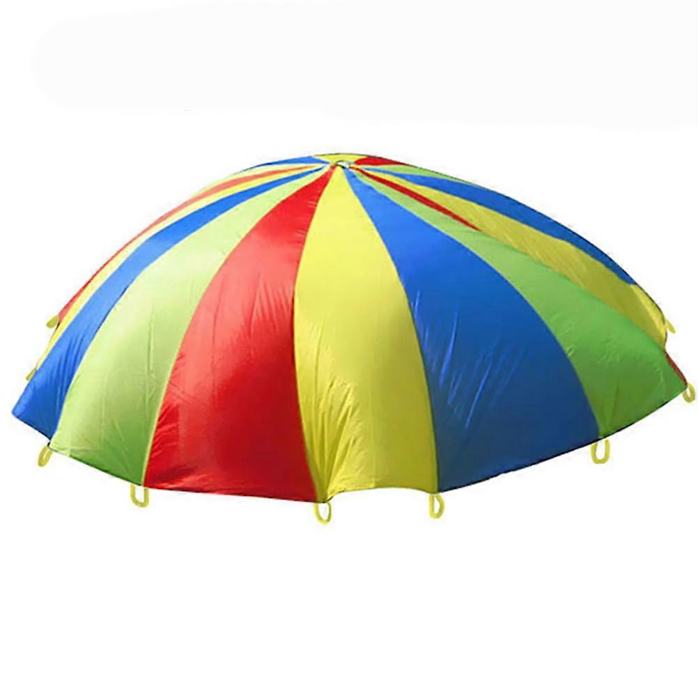 Parachute Play With 8 Handles For Kids Cooperation Group Play