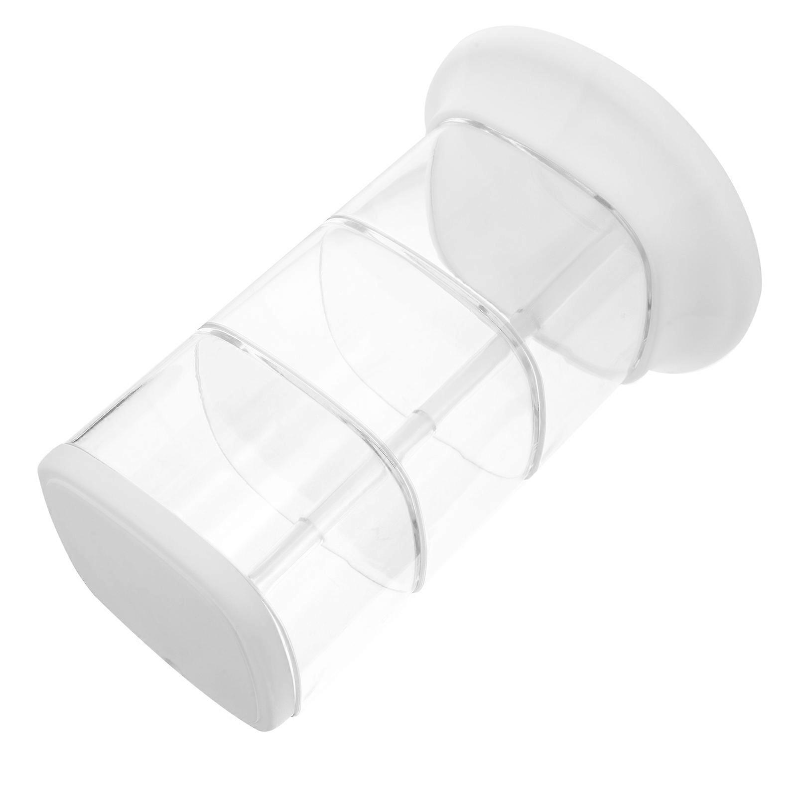 Jewelry Storage Container Transparent Rotatable Dresser Multi-layer Earring Rings Case 3-layer