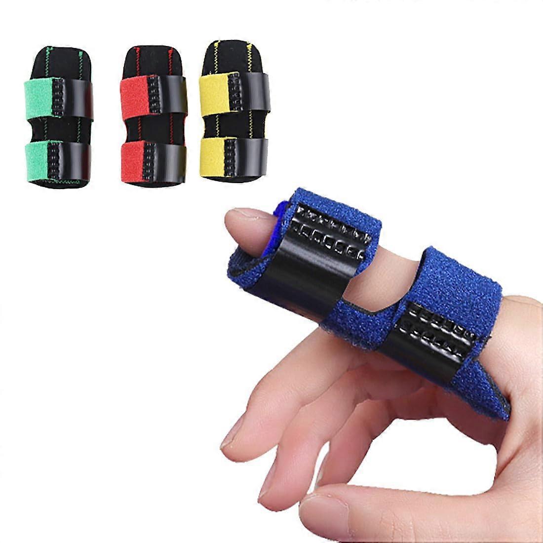 Finger Splints Pack 4 With Improved Finger Support Snap Finger Bandage Full-Cover For Arthritis And Broken Immobilisation