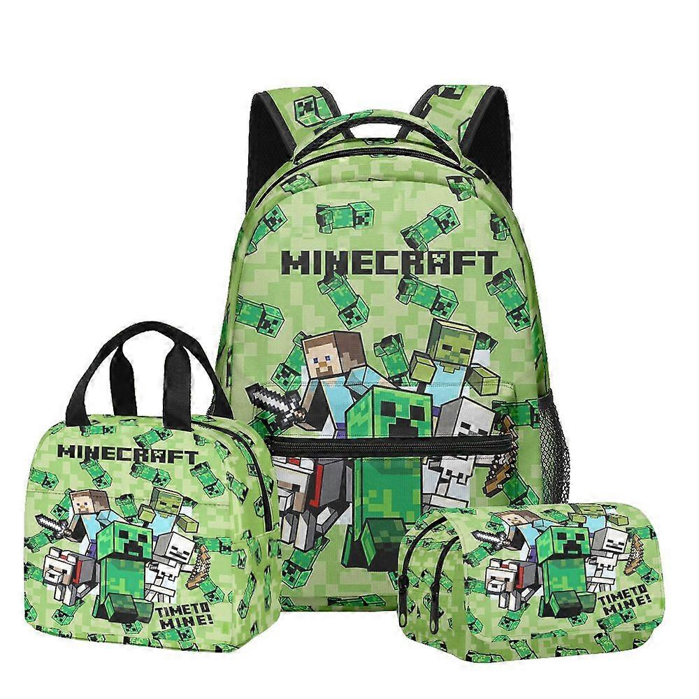 3D Backpack Set for Kids  Lunch Box & Pencil Case Included, Unisex
