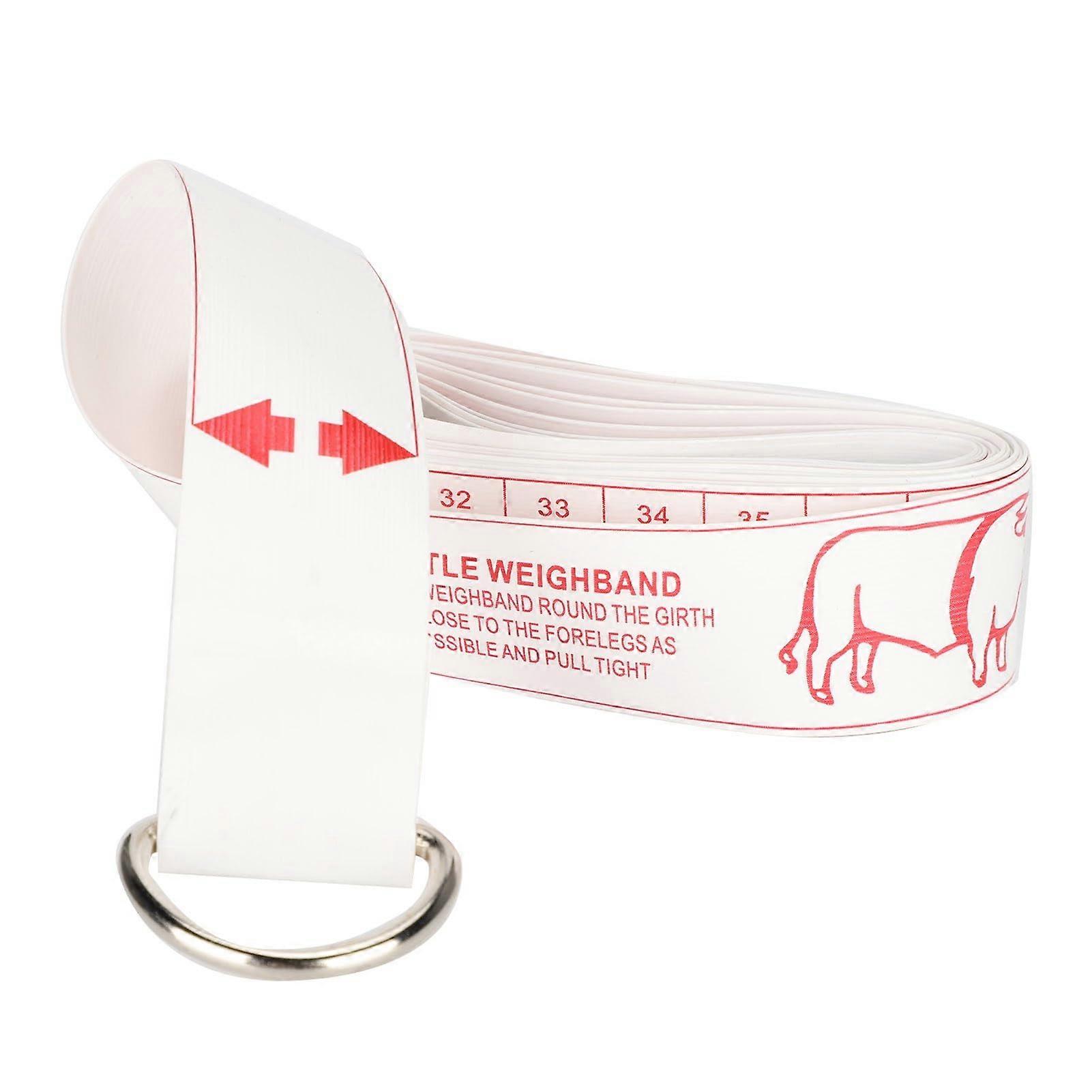 Cattle Body U-Tape for Chest Size and Weight Measurement, Cattle Tape, Soft U-Ruler for Farm Livestock