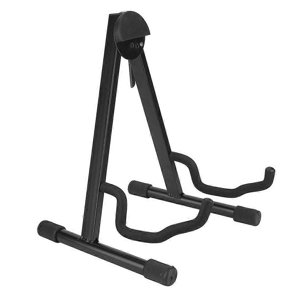 Portable Guitar Holder A-Frame Stand with Foam Pad for Home and Church Use, 14 x 12 x 15.7 Inch, Durable Design