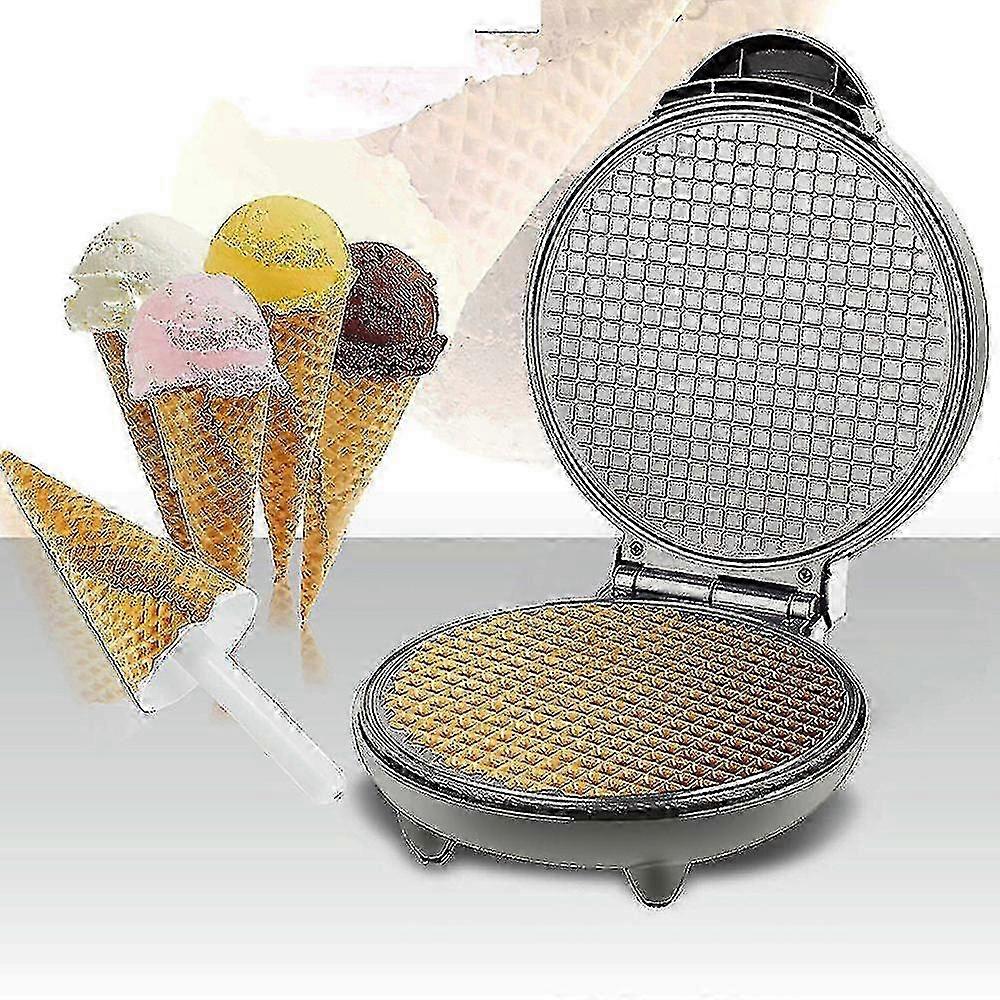 Multifunctional 8.3in Pancake Pan for Crisp Omelets & Ice Cream Cones