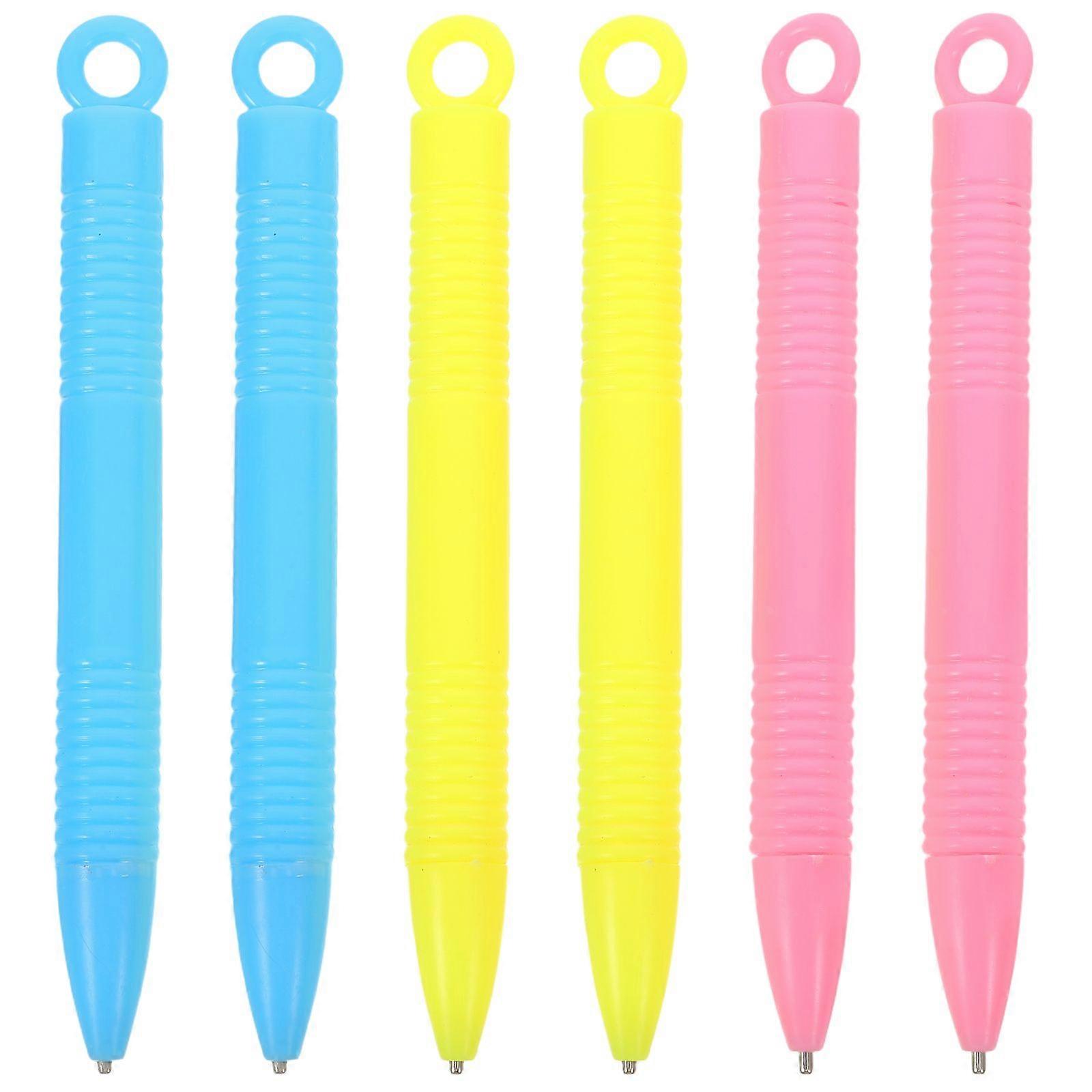 6 قطع قلم الرسم المغناطيسي للأطفال استبدال القلم القلم المغناطيسي للوحات الرسم المغناطيسية لوازم الفصول الدراسية الملحقات الفنية للأطفال