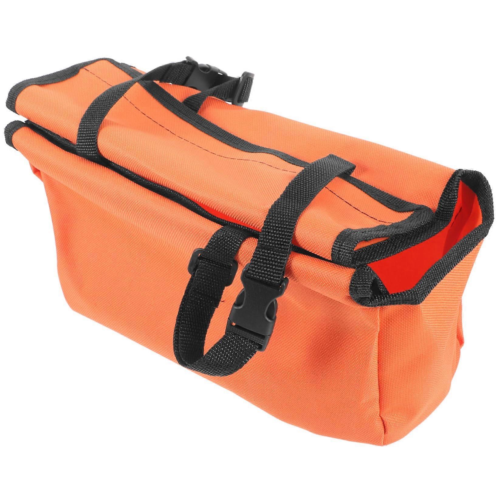Foldable Tool Bag for Telescopic Ladder Portable Storage Bag Oxford with Hanging Design for Electricians