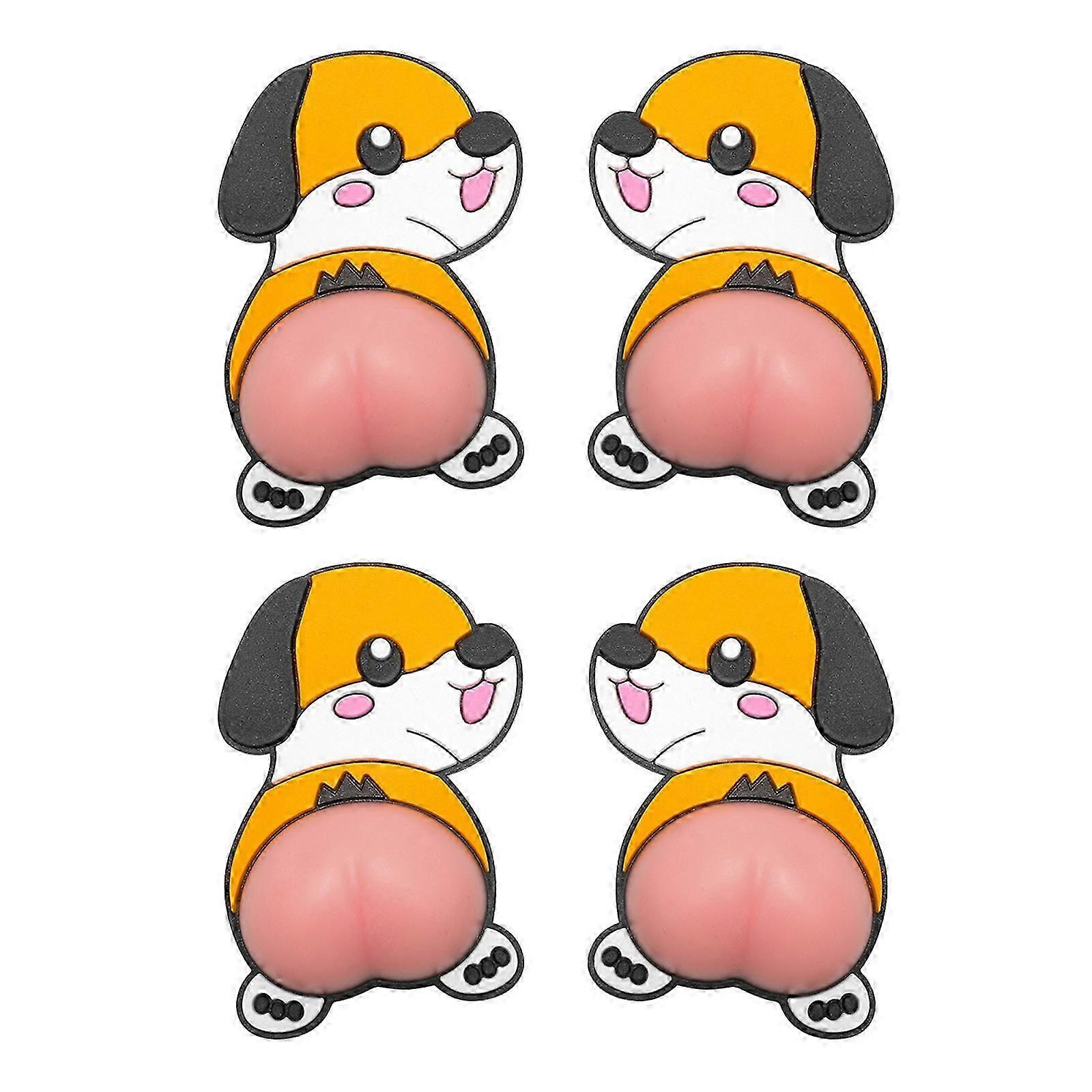 4 قطع ليتل محظوظ سيارة باب سيليكون تصادم الحراس